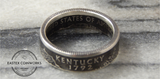 90% Silver State Coin Ring