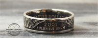 90% Silver State Coin Ring